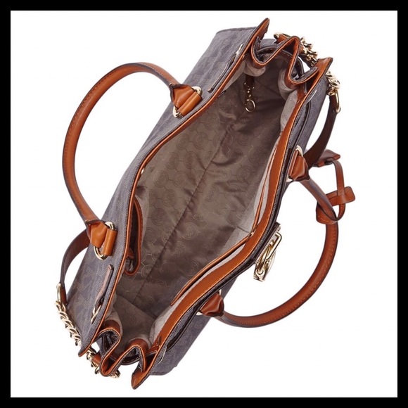 Michael Kors Hamilton Large North South Logo Tote - Picture 11 of 12